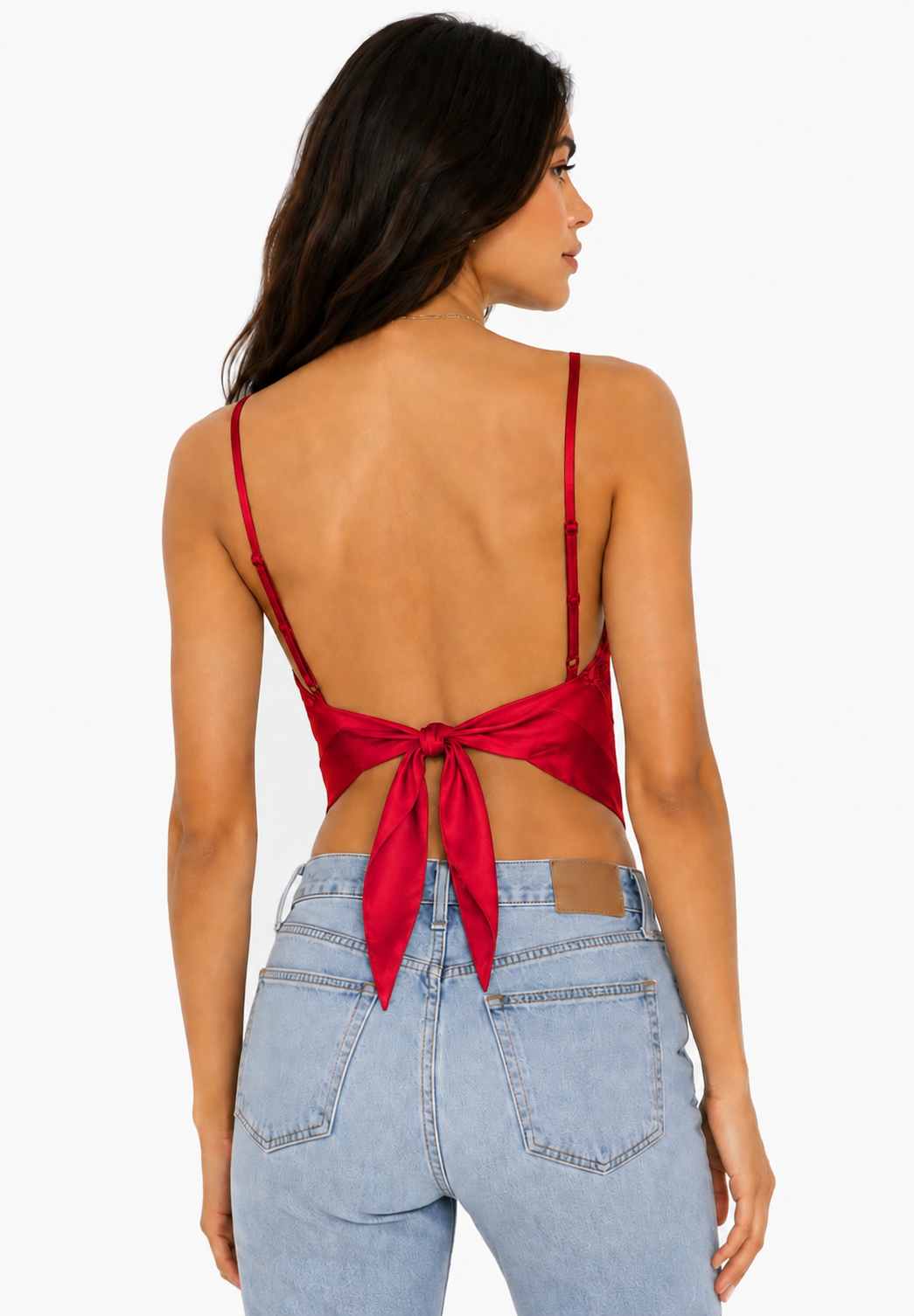 Boho Sjaal Top Rood