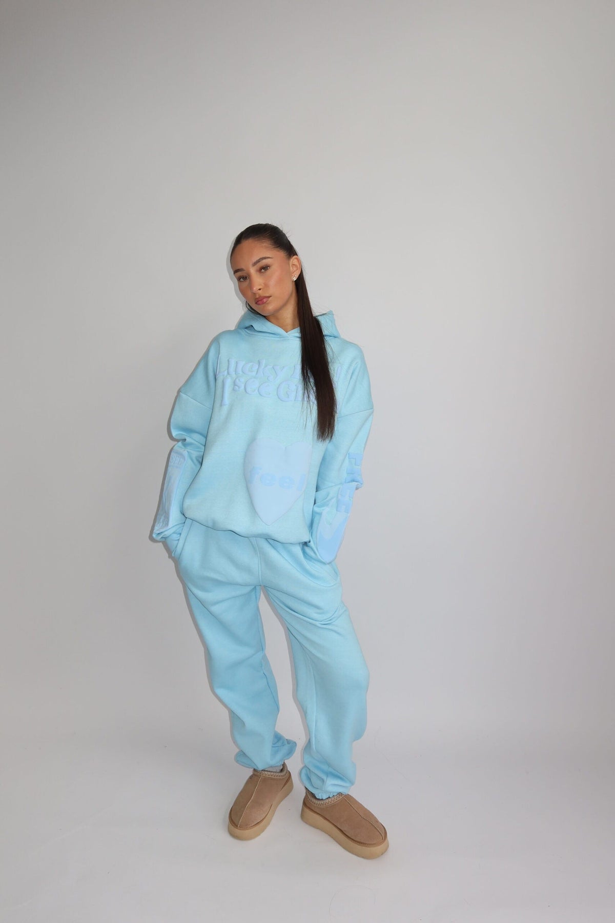 Lucky Me Tracksuit Ice Blue