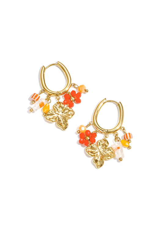 Sunny Bloom Oorbellen Goud