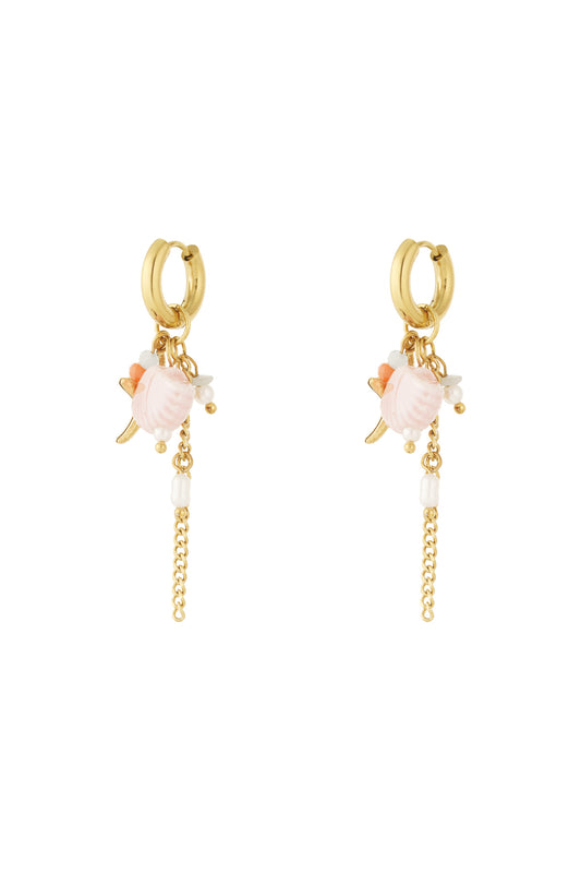 Ocean Love Oorbellen Goud