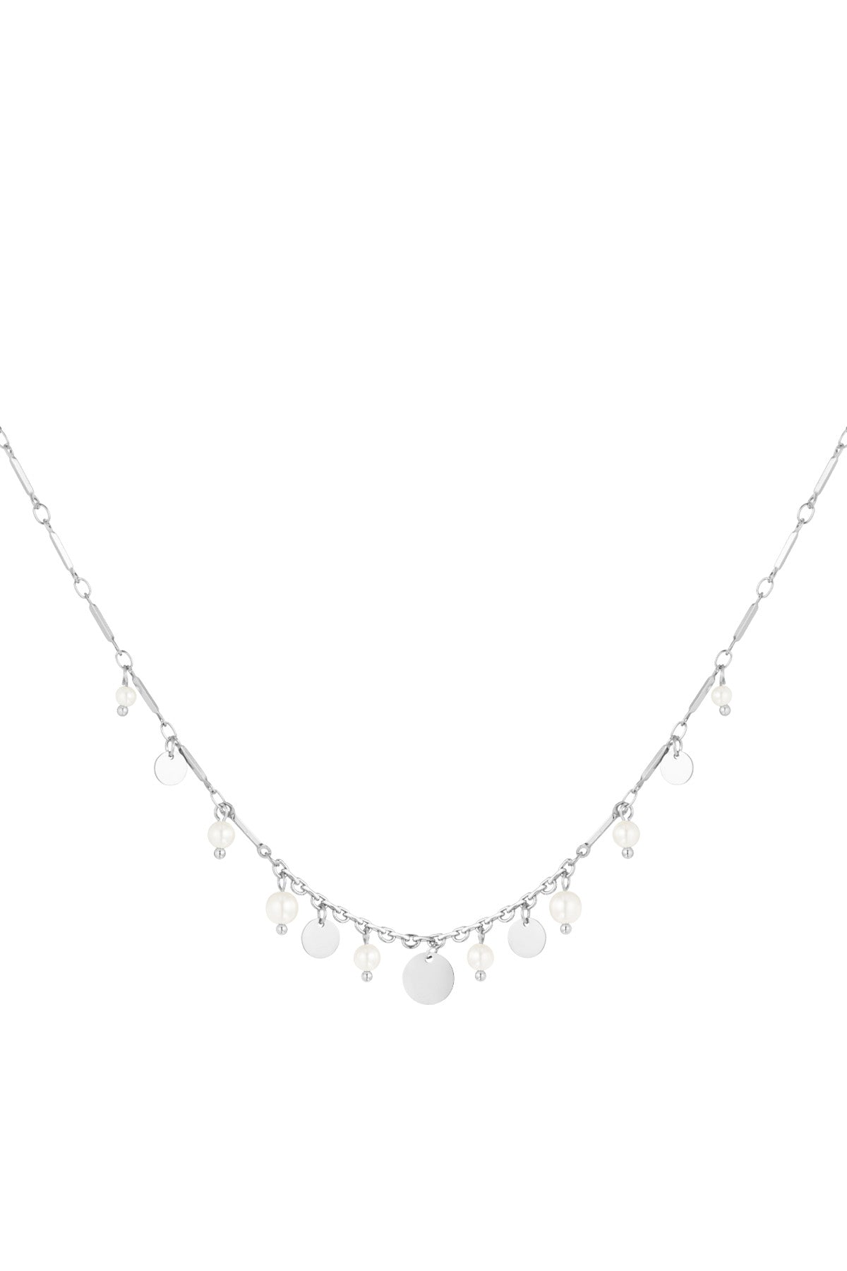 Coined Elegance Ketting Zilver