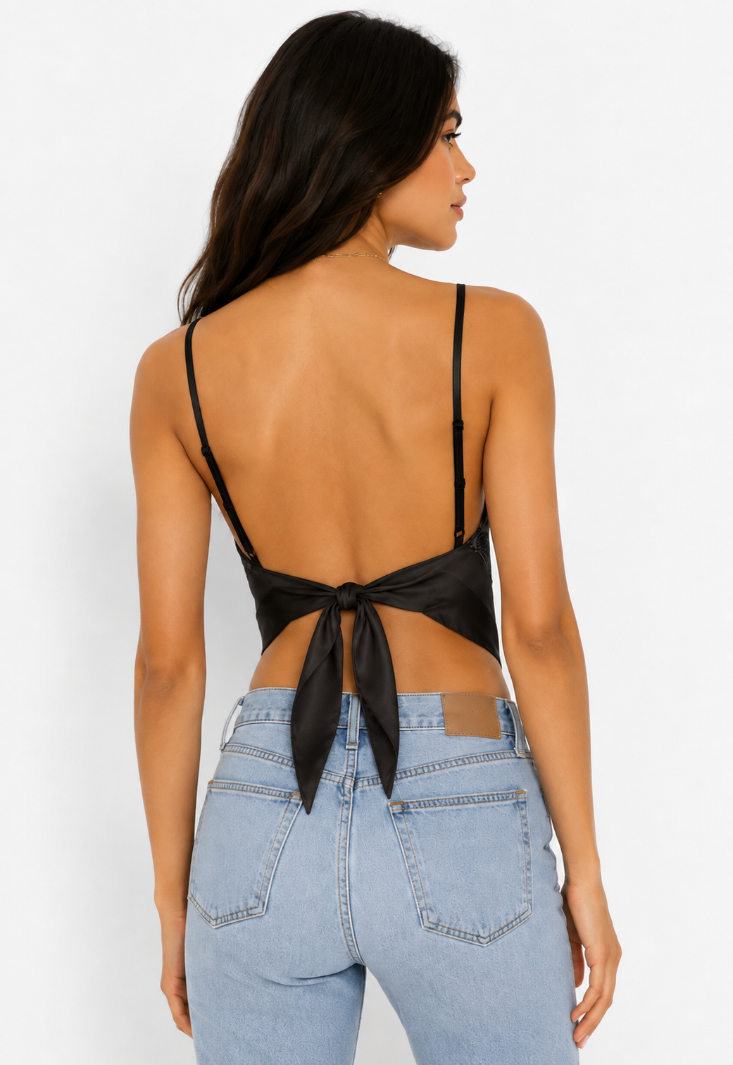 Boho Sjaal Top Zwart