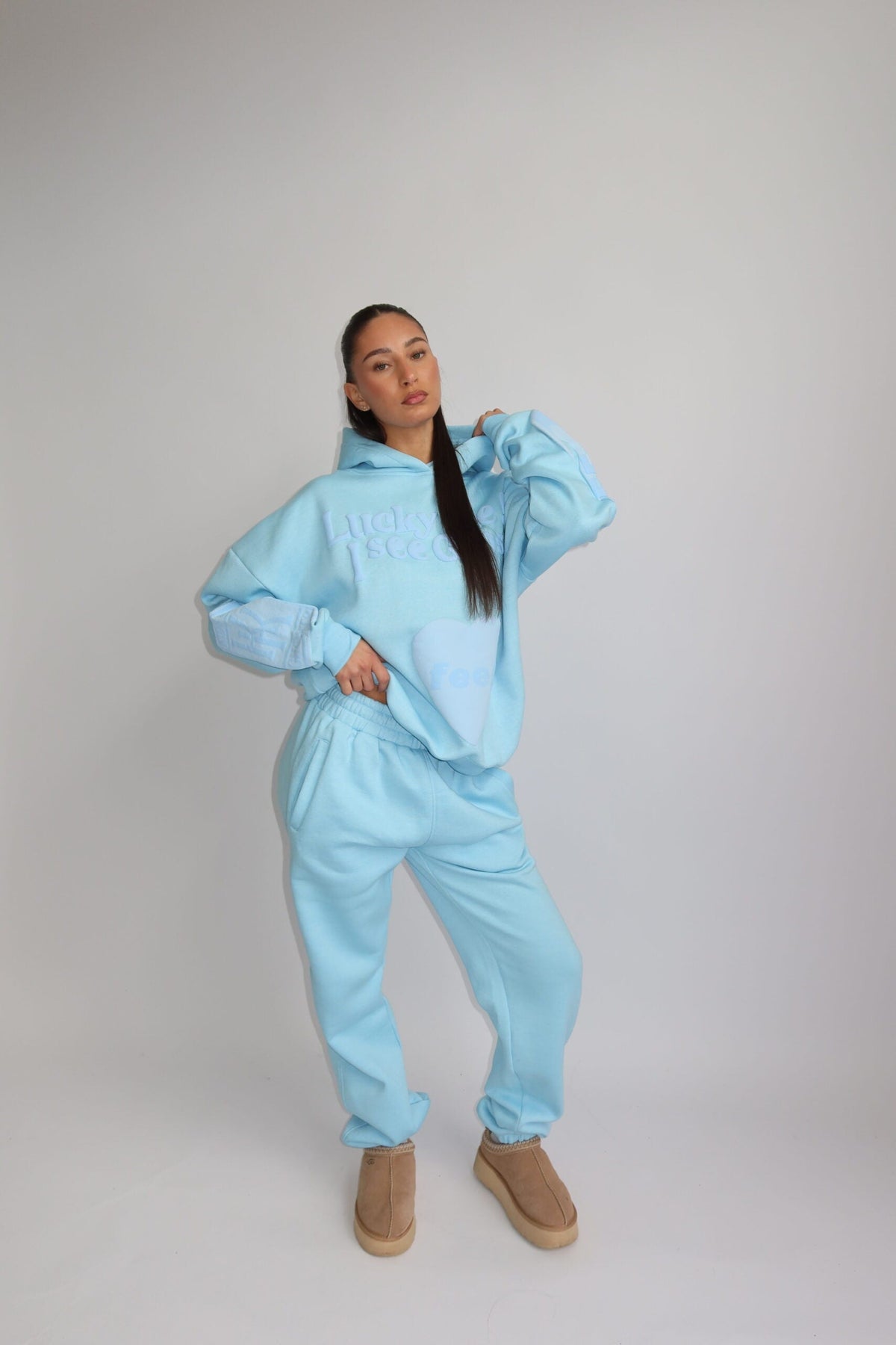 Lucky Me Tracksuit Ice Blue