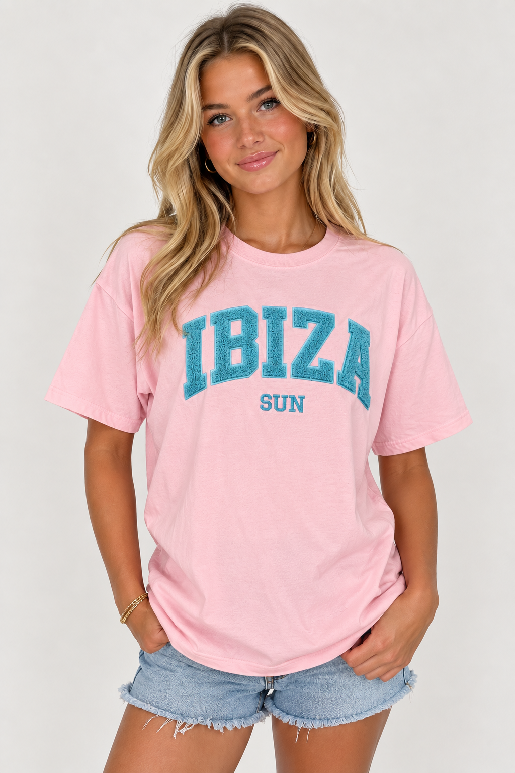 Ibiza Sun Tee - Pink