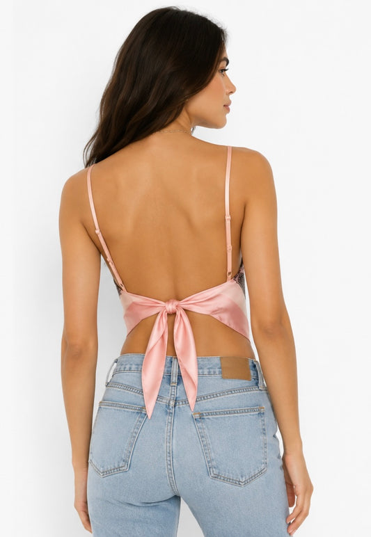 Boho Sjaal Top Roze