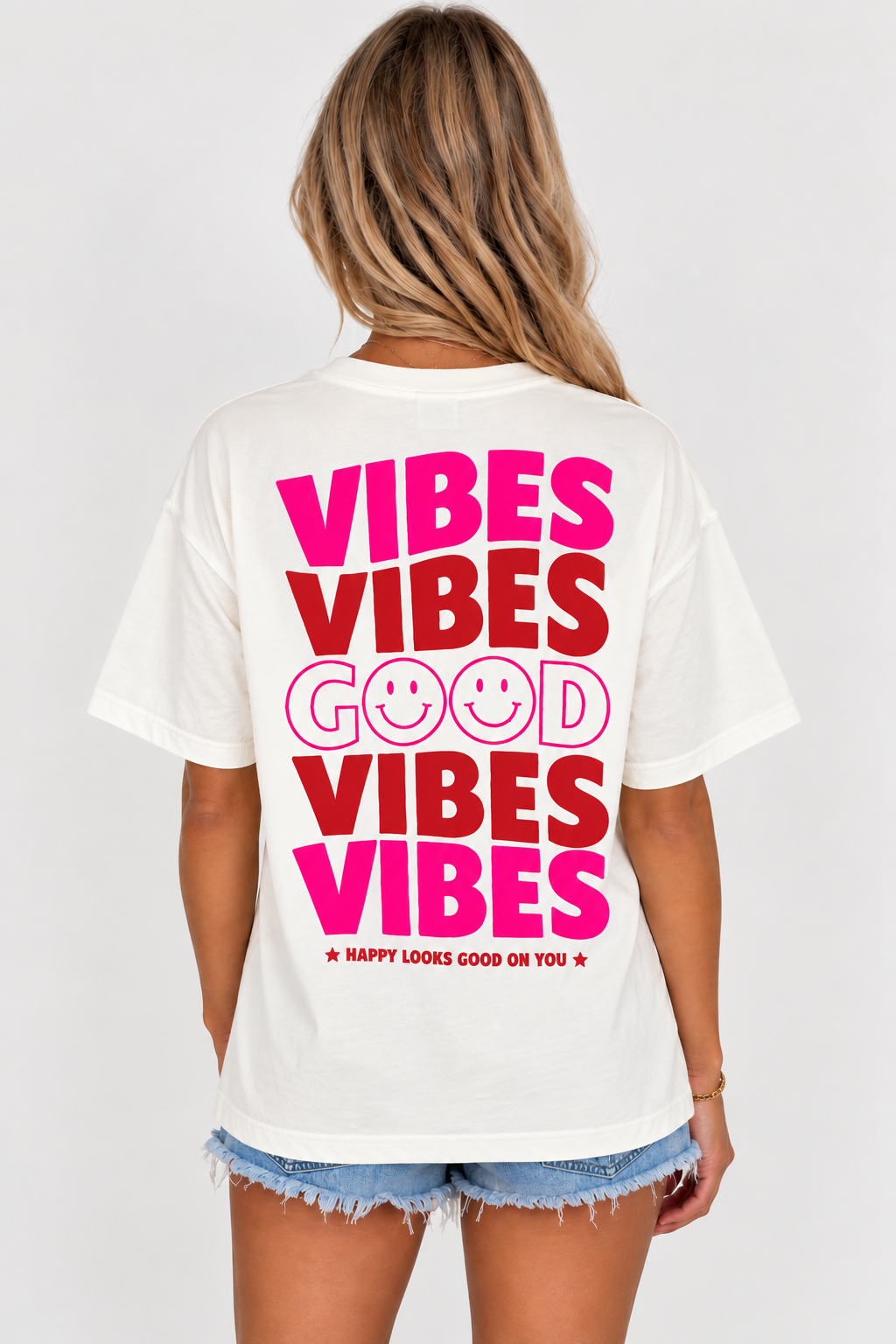 Good Vibes Tee - White