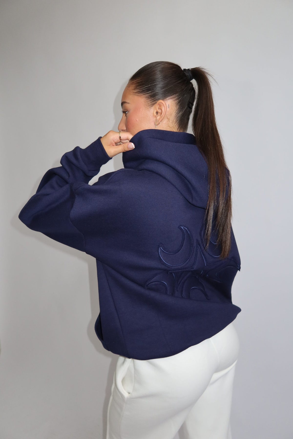 Moon & Star hoodie - Navy