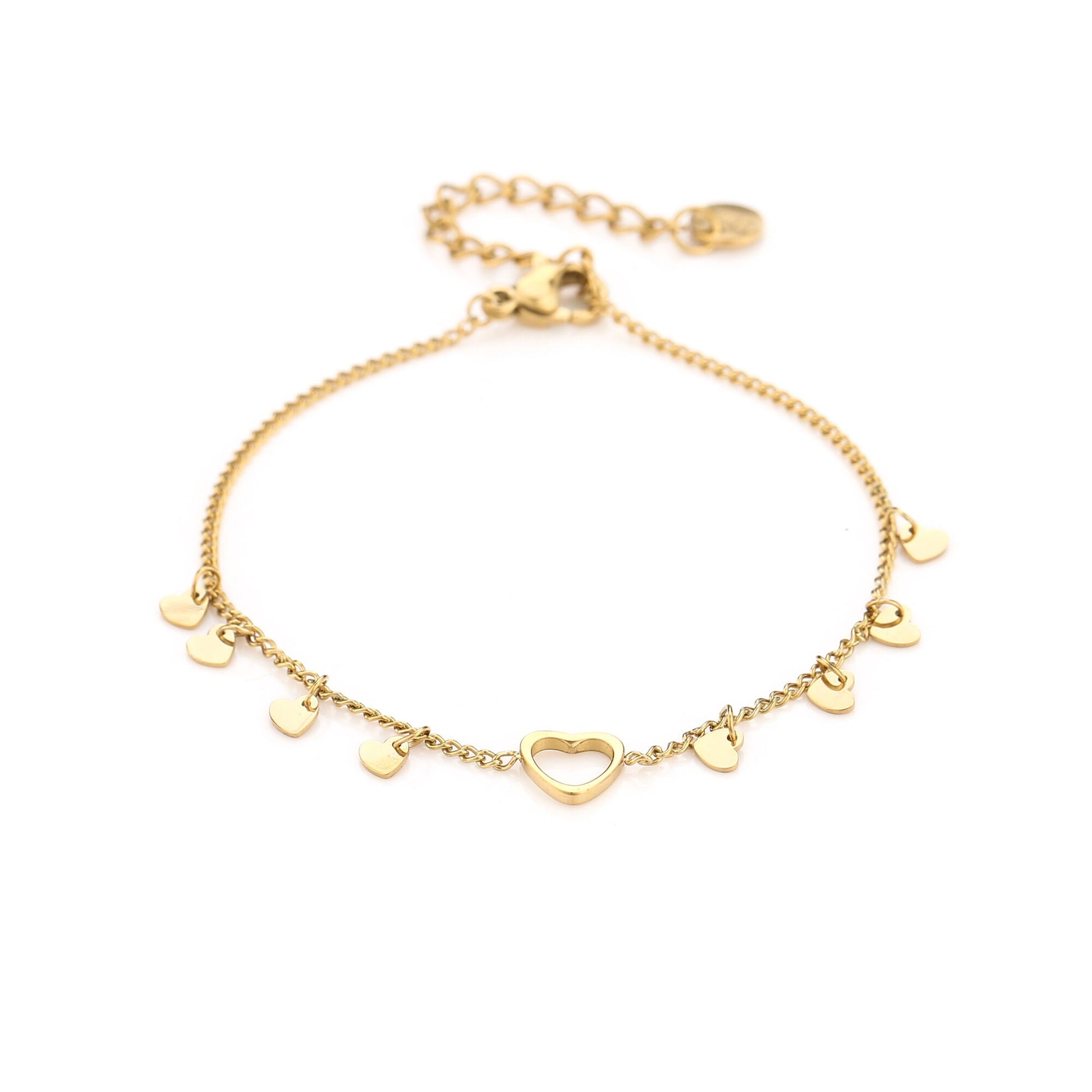 Hartjes Armband Goud - productfoto