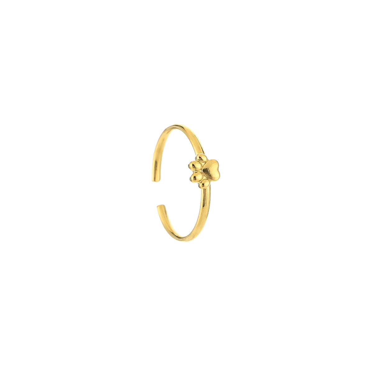 Paw Print Ring Goud