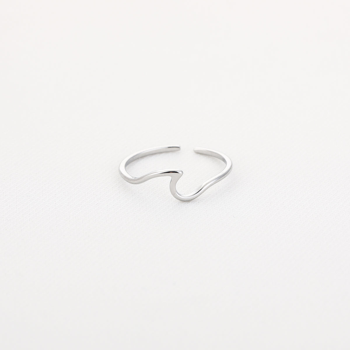Wave Ring Zilver