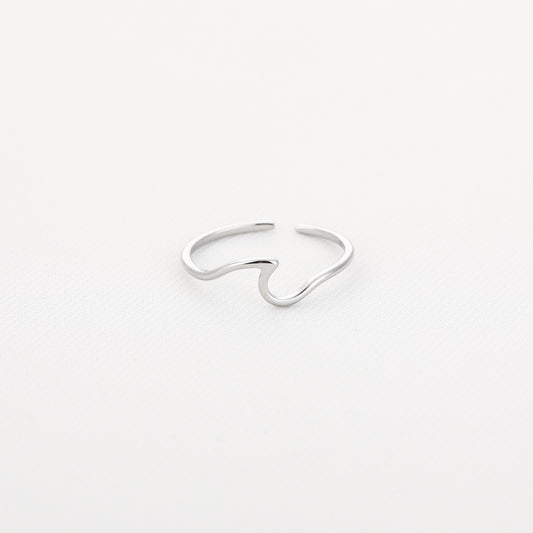 Wave Ring Zilver
