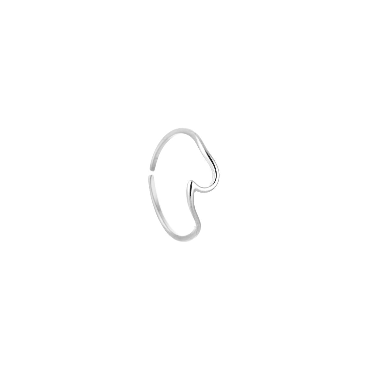 Wave Ring Zilver