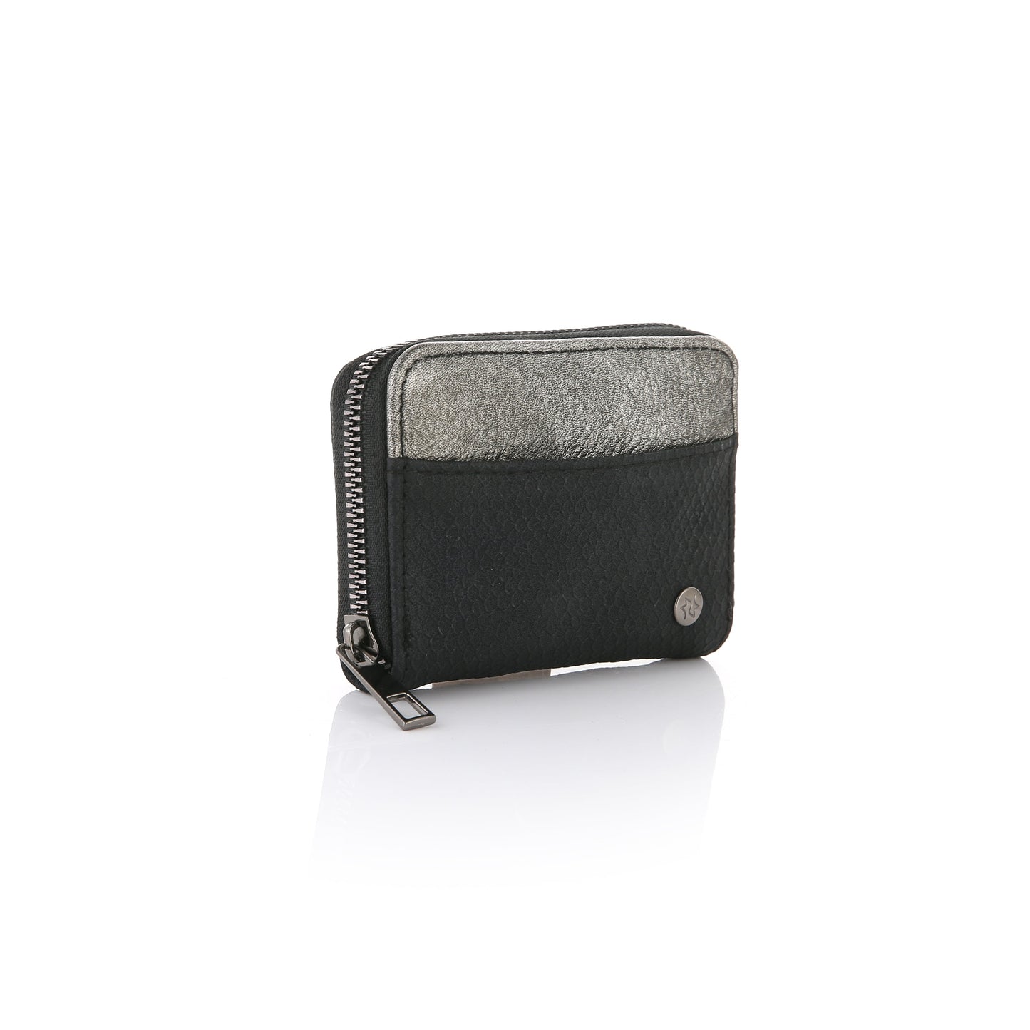 Mila Portemonnee Metallic Black - achterkant